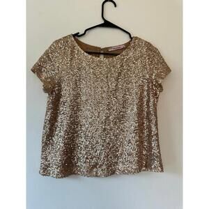 Gold Sequin Blouse